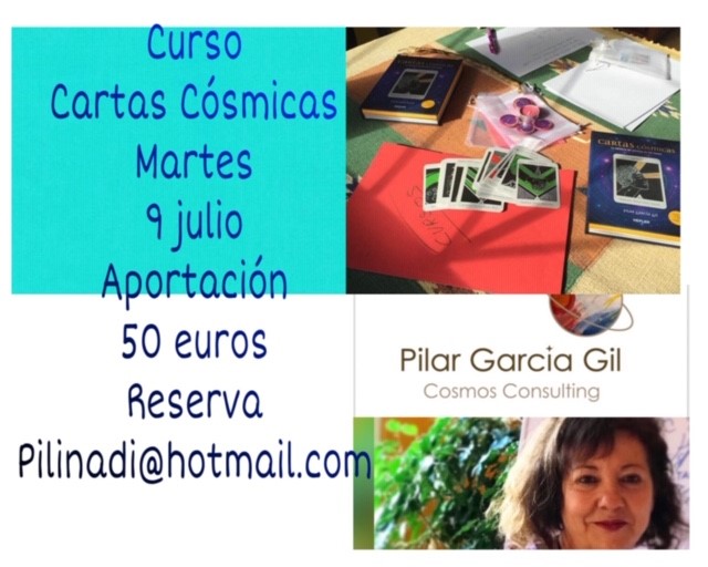 curso cartas cosmicas julio 2019